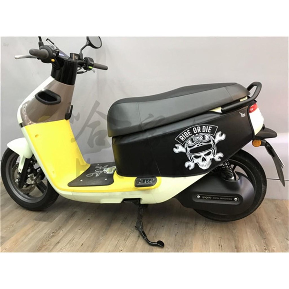 gogoro 3 末日騎士 車身防刮套 狗衣 防刮套 防塵套 保護套 車套 骷髏頭 魯夫 海賊 GOGORO 哈家人-細節圖7