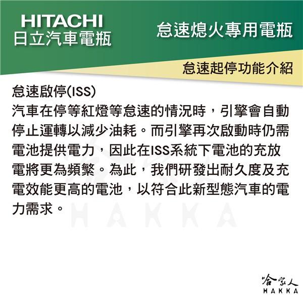 HITACHI 日立 EFB 70 ah 怠速啟停 VOLVO BMW VW AUDI LN3 專用電池 電瓶 哈家人-細節圖3