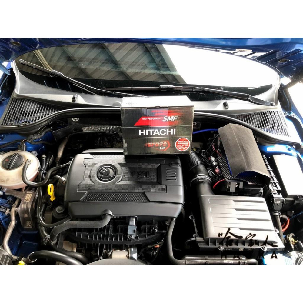 HITACHI 日立 EFB 70 ah 怠速啟停 VOLVO BMW VW AUDI LN3 專用電池 電瓶 哈家人-細節圖9
