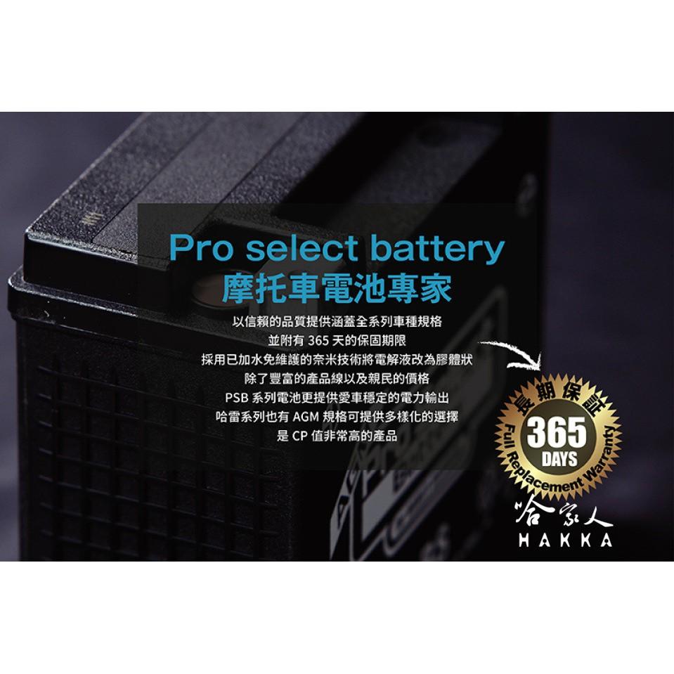 PRO SELECT BATTERY  奈米膠體電池 PT7B-4 機車 YT7B-BS 薄型 7號 重機 電瓶 哈家人-細節圖8