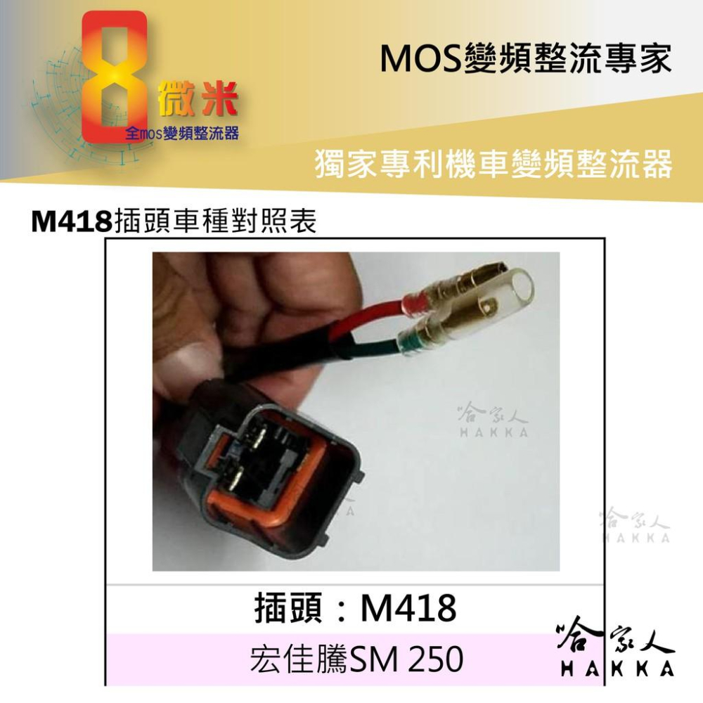 8微米 變頻整流器 M418 不發燙 30ah 輸出 宏佳騰 AEON SM 250 整流器 哈家人-細節圖2