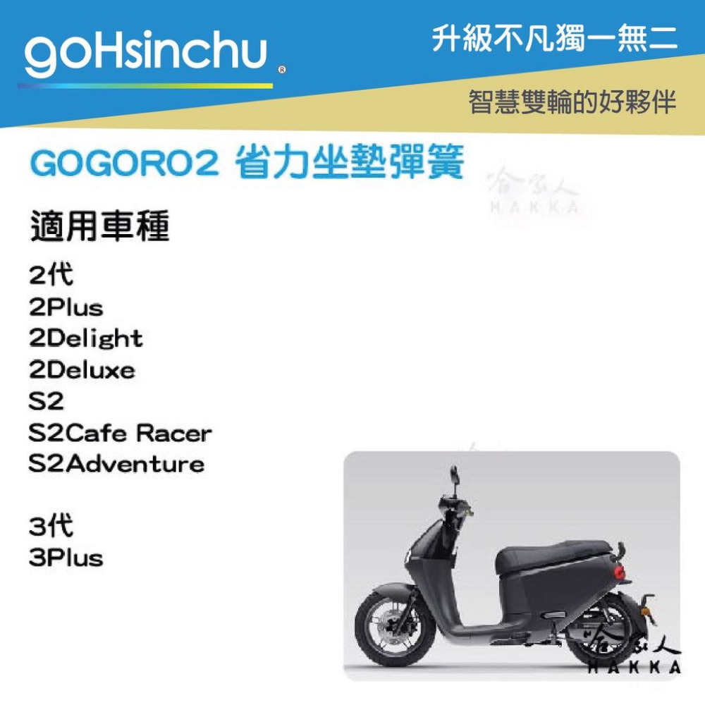 Gogoro2 gogoro3 座墊彈簧 現貨 椅墊彈簧 GOGORO  坐墊彈簧 坐墊 升級版 哈家人-細節圖2