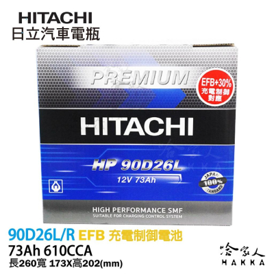 【 HITACHI 日立 】95D26L 汽車電池 IS RX ES 80D26R 免運 免加水電瓶 哈家人