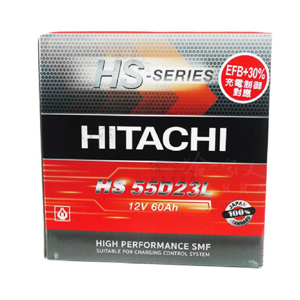 【 HITACHI 日立 】75D23L CAMRY COLT PLUS 汽車電池 免運 EFB 免加水電瓶 哈家人-細節圖2