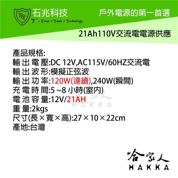 超級電匠 MP318AC 行動 110V 電源供應器 21ah 120W 台灣製造 交流電 家用電 露營 攤販 哈家人-細節圖4