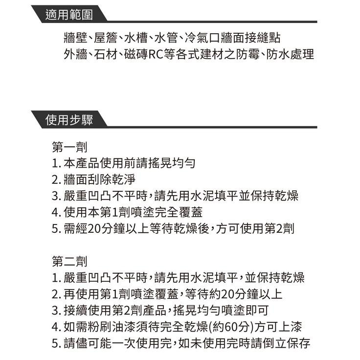 【 黑珍珠 】 癌就補組合包 壁癌 防漏 防水 防潮 防滲水 發霉 隔絕水氣 附發票 哈家人-細節圖3