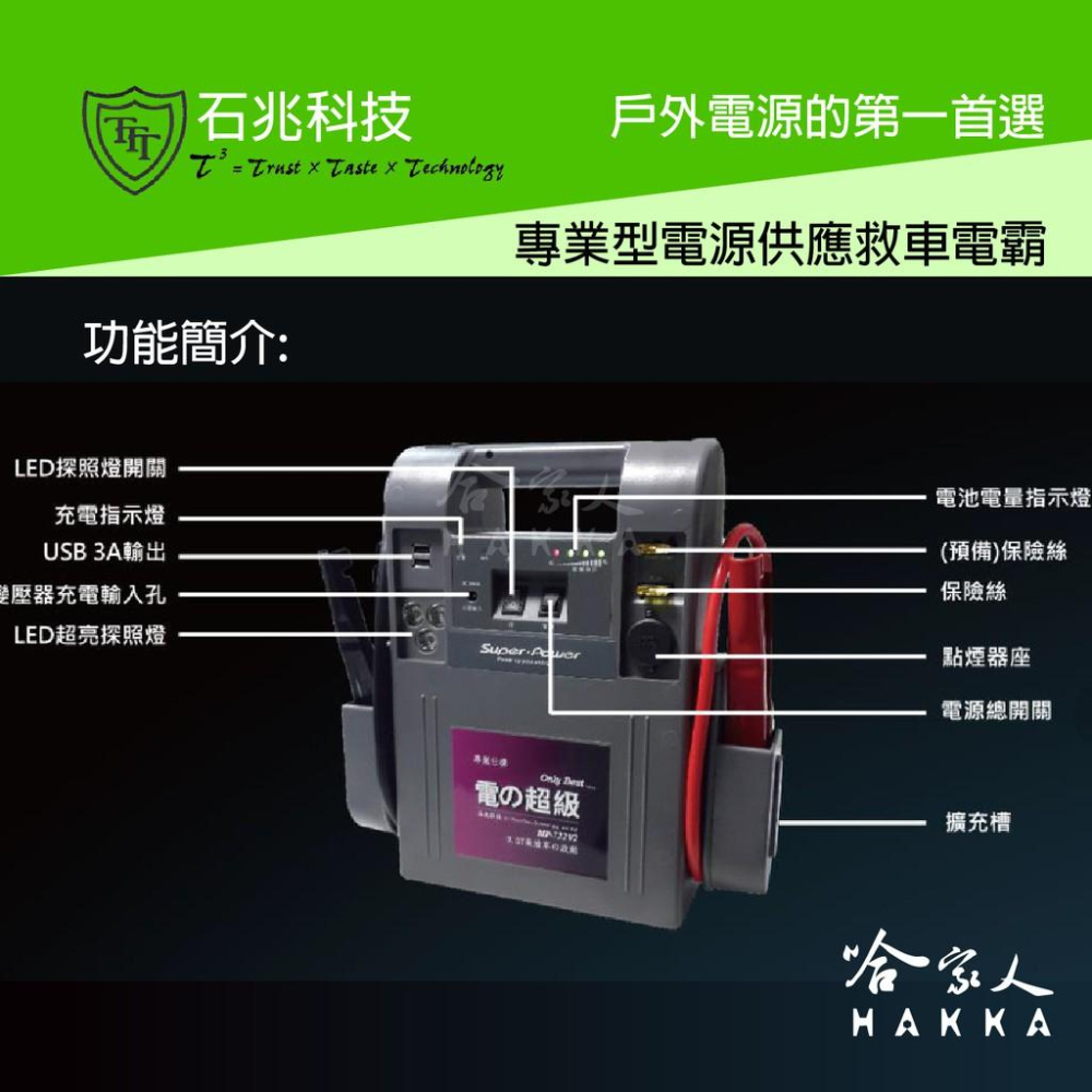 【 超級電匠 】MP737V2 救車電霸 5000CC 車輛救援 18AH 全新0V啟動技術 12V 輸出 哈家人-細節圖7