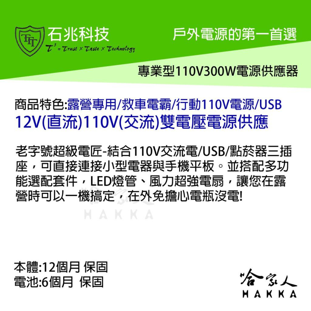 超級電匠 MP777V 汽柴車救車電霸 22AH 110v 300w 電源轉換器 戶外電力 露營電源 救車電源 哈家人-細節圖2