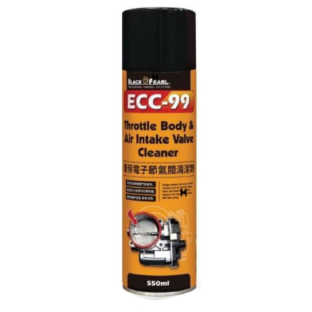 【 黑珍珠 】 ECC-99 電子節氣閥清潔劑 節氣門清潔劑 減少黑煙 清積碳 550ML WD40  哈家人-細節圖2