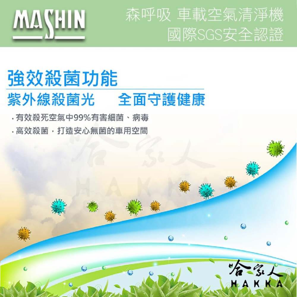 麻新電子 EA 500 森呼吸 汽車空氣清淨機 車載 EA-500 SGS認證 車用 抗敏 pm2.5 煙味 哈家人-細節圖5