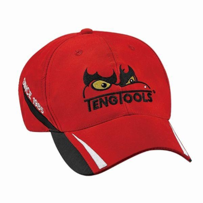 TengTools 方格旗賽車帽紅 排汗透氣帽 刺繡logo 棒球帽 紀念品 【 瑞典精品 天魔工具 】 哈家人