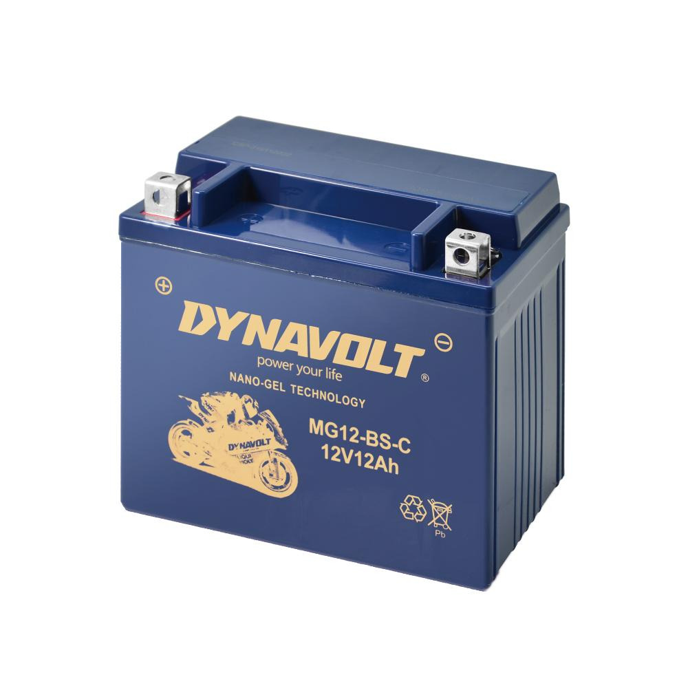 DYNAVOLT 藍騎士 奈米膠體電池 MG12-BS-C 機車  VESPA YTX12-BS 重機 電瓶-細節圖2