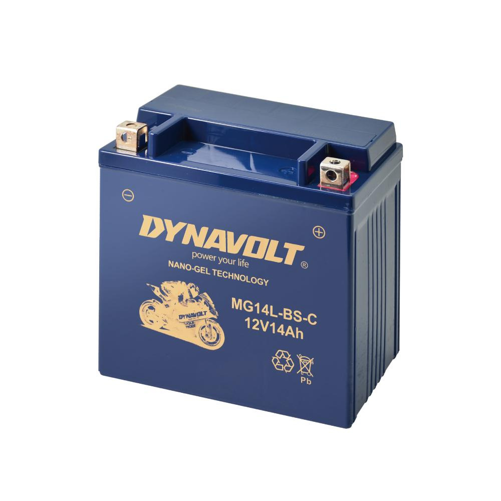 DYNAVOLT 藍騎士 奈米膠體電池 MG14L-BS-C 機車  YTX14L-BS 哈雷 AGM 哈家-細節圖2