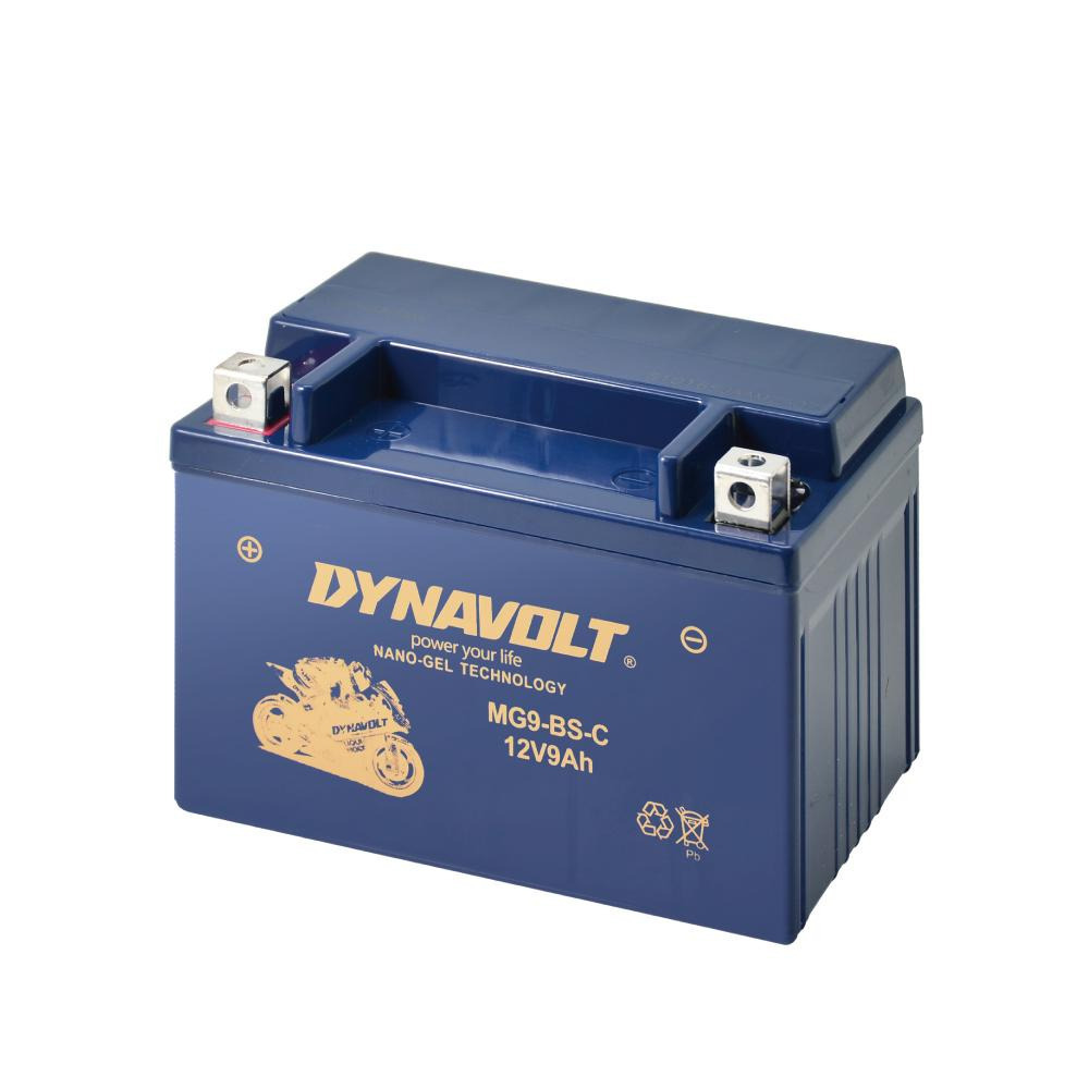 DYNAVOLT 藍騎士 奈米膠體電池 MG9-BS-C 機車 9號 YTX9-BS 重機 電瓶 哈家人-細節圖2