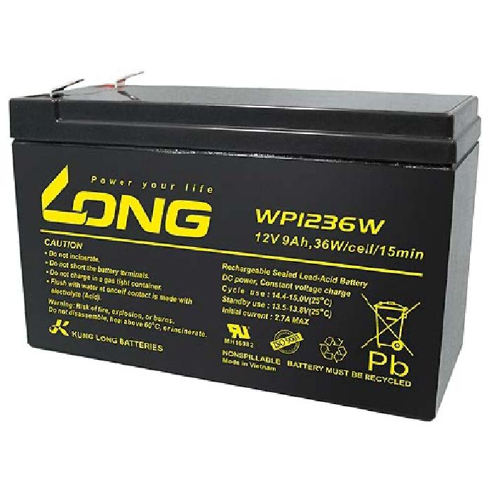 LONG 廣隆光電 WP1236W 12V 9Ah  NP NP7-12 2V7AH 加強款 哈家人-細節圖2