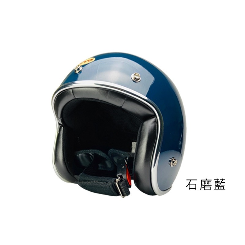 EVO CA310 復古機車騎士帽 銀邊安全帽 台灣製造 騎士帽 機車安全帽 3/4安全帽 白 水泥灰 素色 哈家人-規格圖11