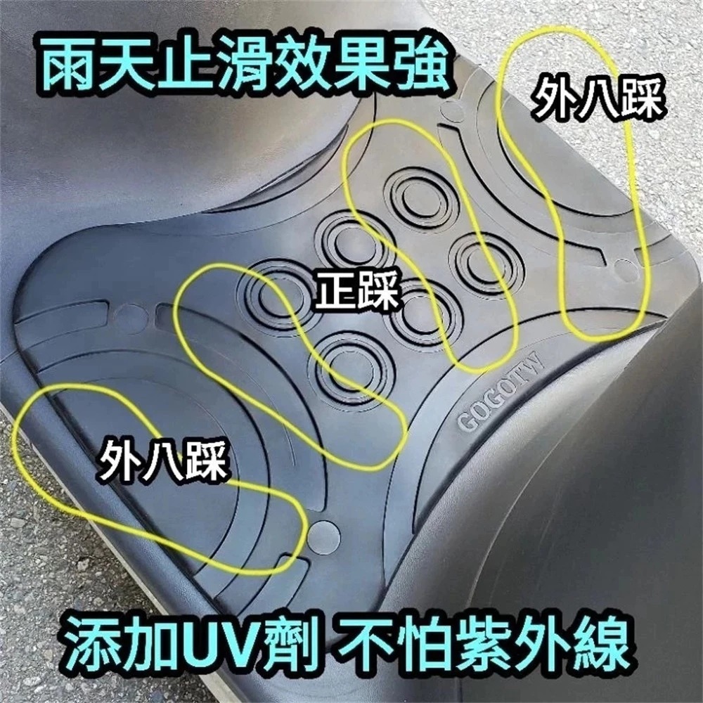 GOGORO EZZY 專利設計防滑腳踏墊 腳踏板 腳踏墊 EZZY 腳踏 踏板 哈家人-細節圖8
