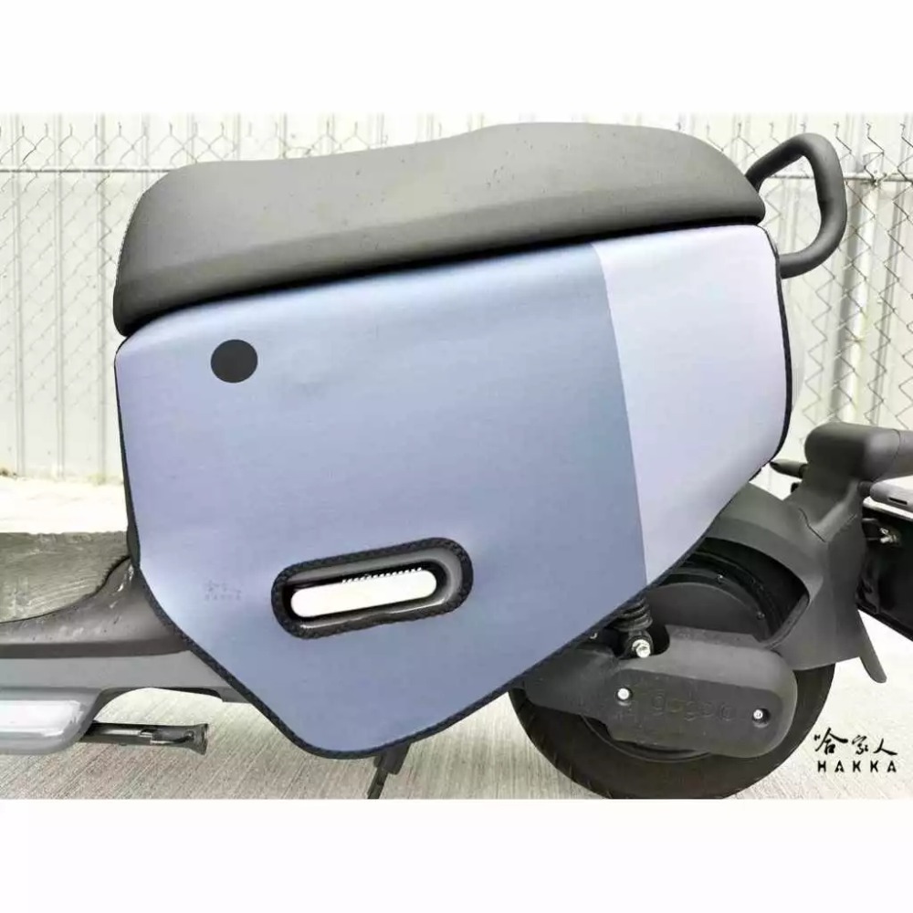 Gogoro EZZY 原廠色 潛水衣布防刮車套 防水 雙面車身防刮套 淺白 深灰 淺藍 深藍 亮綠 哈家人-規格圖7