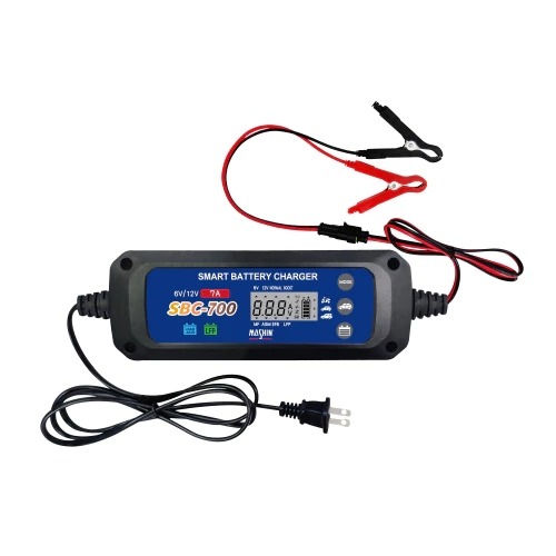 麻新電子 SBC 700 免運 全自動電池充電器 7A 鉛酸 鋰鐵電池充電 免拆 汽車 機車 電瓶充電機SBC-700-細節圖2
