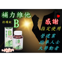 提昇防護 安博氏 補力維他B錠 高單位B群 持續錠 蕃茄紅素（Lycopene） 葡萄子 前花青素 十種以上活力營養素