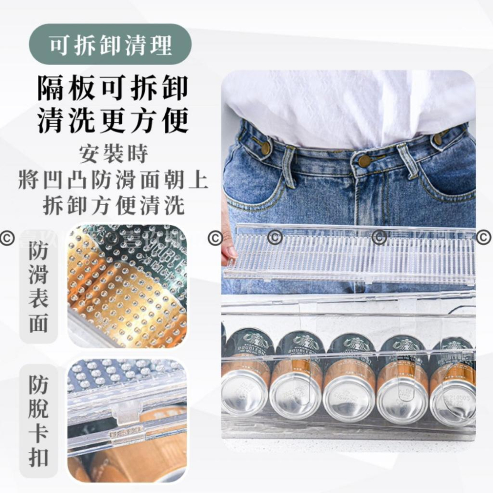 雙層飲料架 自落款 飲料架 紅酒架 罐裝飲料架 啤酒架《1985life 生活》冰箱置物架 易拉罐汽水收納架 飲料收納架-細節圖6