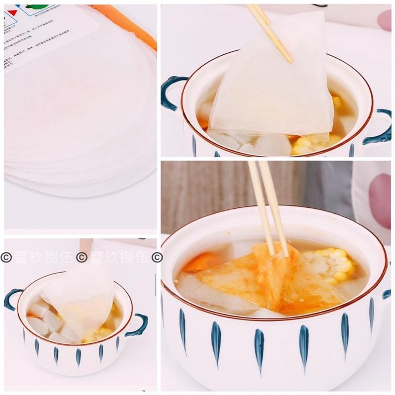 12片裝 濾油紙 去浮油吸油紙《1985life 生活》廚房濾油紙 煮湯吸油紙廚房 吸油膜 氣炸鍋吸油 吸油紙 食品用紙-細節圖9