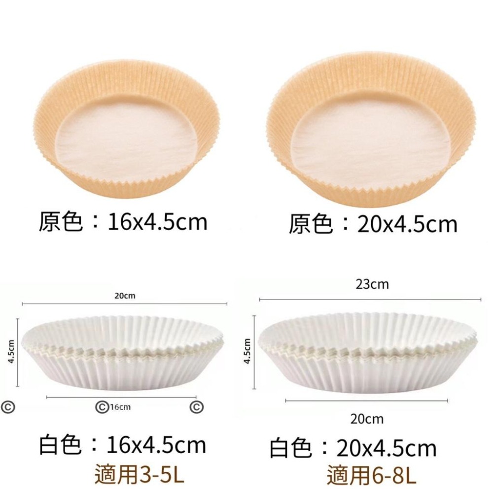 氣炸鍋烘焙紙 烘焙紙盤《1985life 生活》硅油紙盤 氣炸鍋專用紙 烘焙紙 紙盤 隔油紙 圓形烘焙紙 食品調理紙 氣-細節圖9