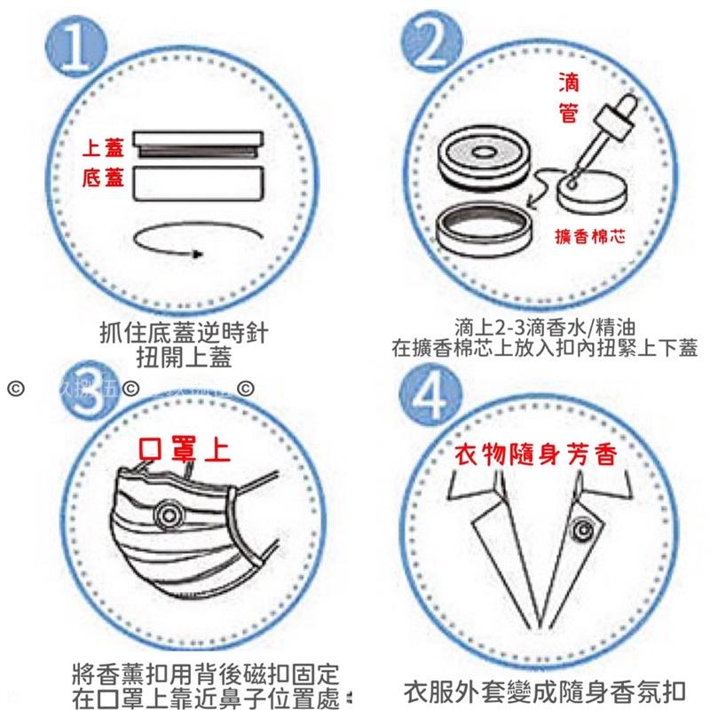 精油口罩香薰扣 口罩扣 胸針扣 香氛扣  15mm 《1985life 生活》精油香薰扣 精油扣 口罩香薰扣 香氛釦-細節圖3