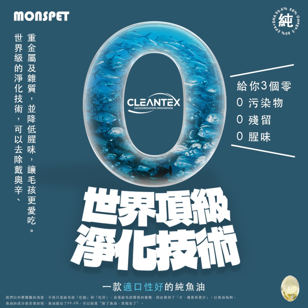 【MONSPET 毛孩好朋友】88%Omega-3頂級寵物魚油美毛護膚眼睛保健[10顆入]犬貓適用-體驗包新上市-細節圖6