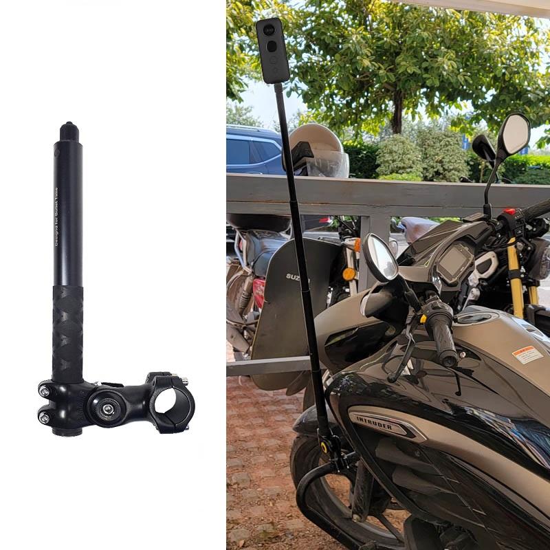 台南現貨 insta360 X3 ONE X2 R RS 全景相機車把支架 自行車 擋車 重機 檔桿 支架 適用-細節圖4