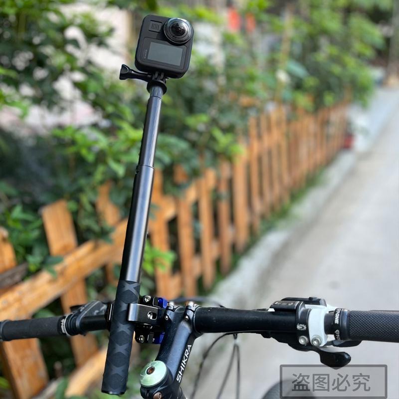 台南現貨 insta360 X3 ONE X2 R RS 全景相機車把支架 自行車 擋車 重機 檔桿 支架 適用-細節圖9