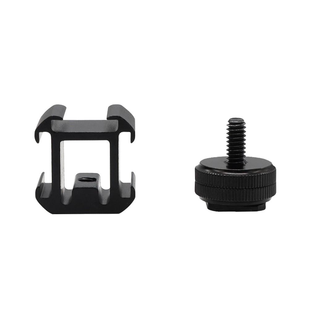 台南現貨 三頭熱靴座 三熱靴 熱靴底座 冷靴座 閃光燈支架 麥克風支架 閃光燈座 麥克風座 W49 VL49-細節圖4