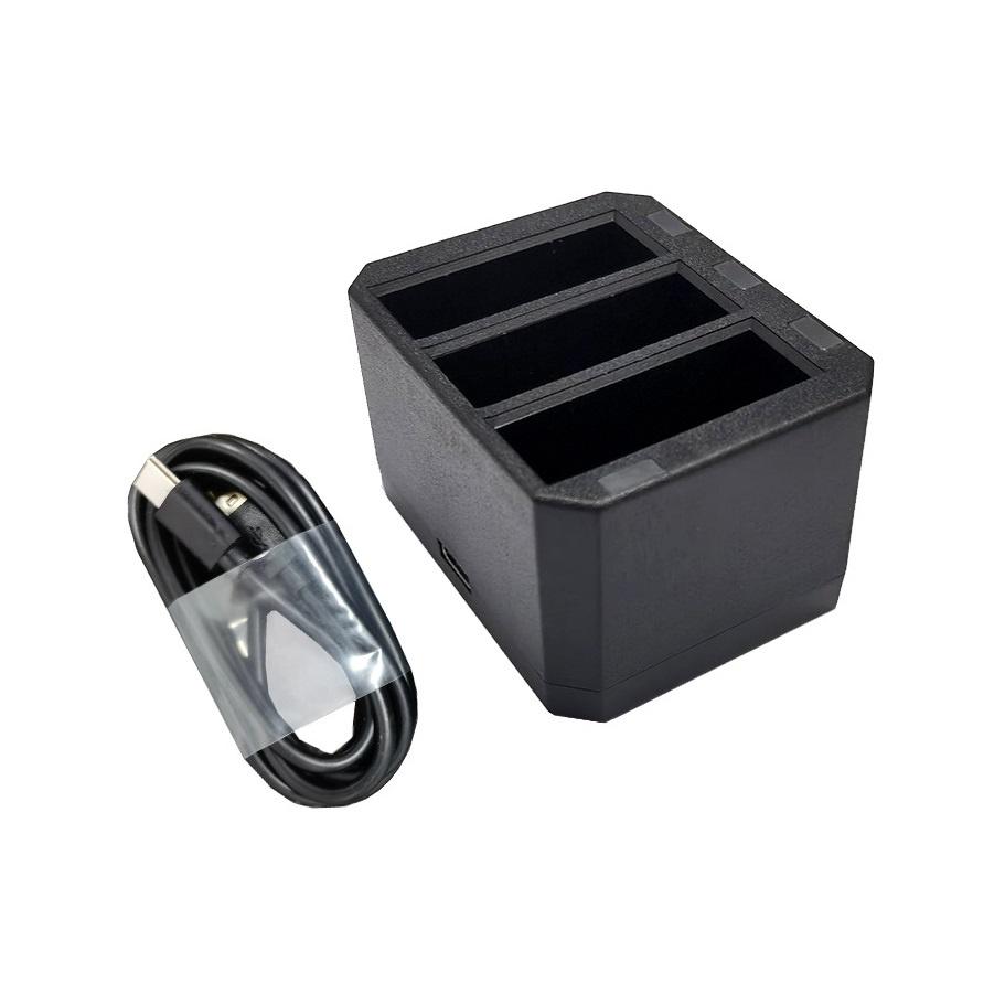 台南現貨 電池送電池收納盒 DJI OSMO ACTION 副廠電池 大疆電池 三充充電器-細節圖2