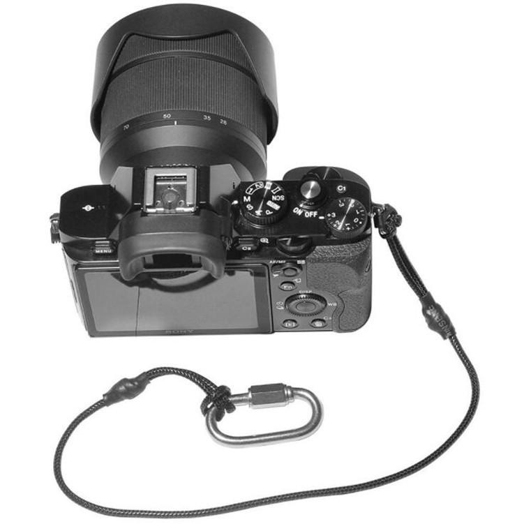 台南現貨 安全繩扣 相機安全繩 單眼相機肩帶固定器 高強度碳纖維 相機背帶 安全繩扣 固定扣繩 承重2KG 保護繩-細節圖2