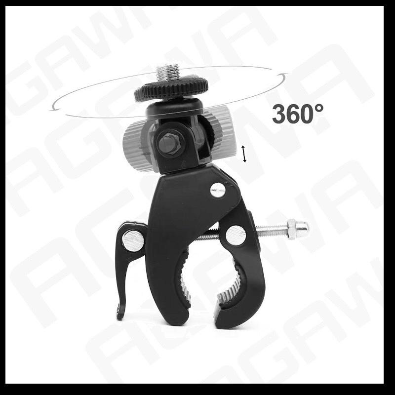 台南現貨 主播直播手機夾 單車支架 自行車夾 大力夾 支架 180度 insta360 GORPO 全景 運動 相機-細節圖2