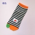 👍凱美棉業｜ MIT台灣製 萊卡LYCRA 舒適升級 細針對目兩趾襪 線條撞色款 22-26cm-規格圖8