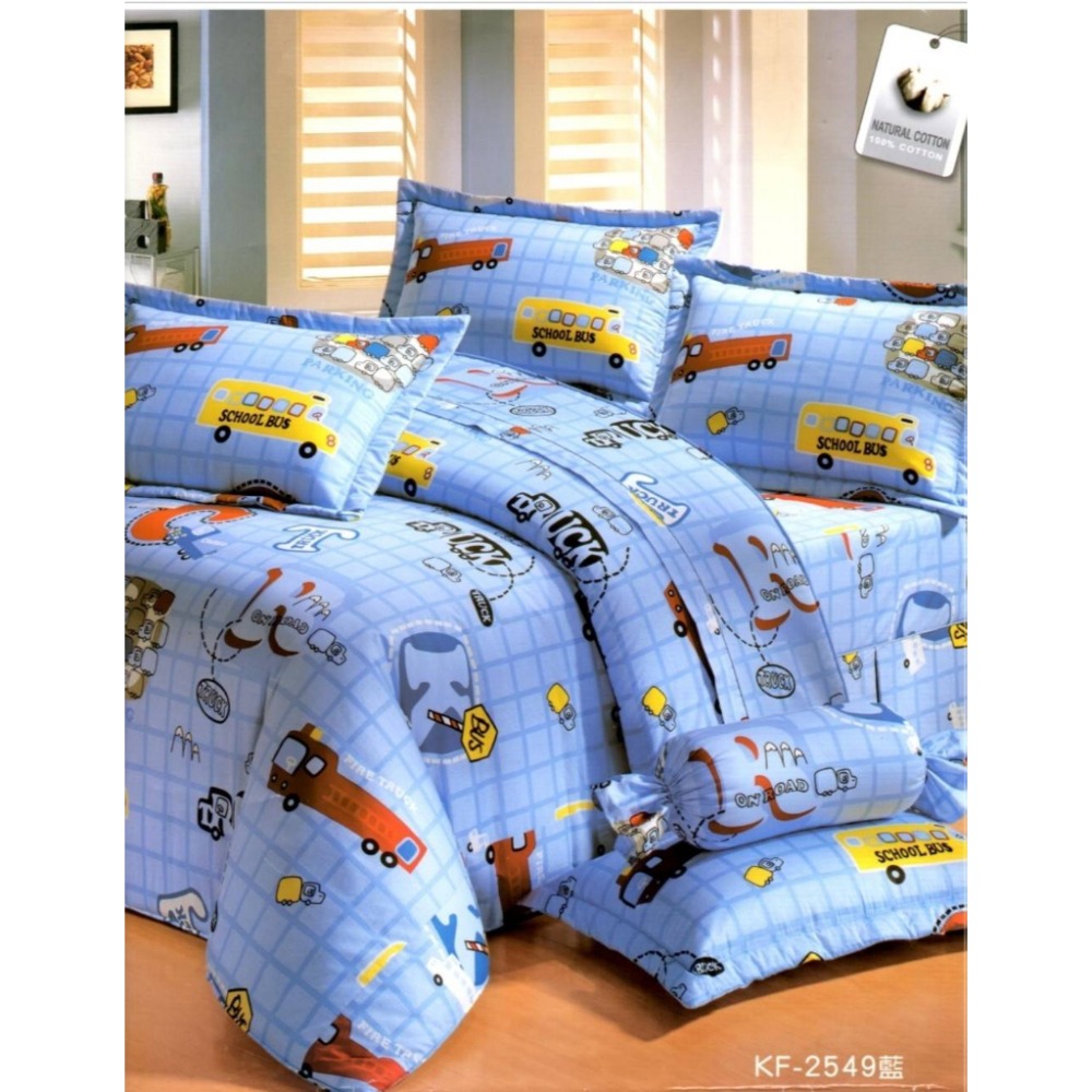 👍凱美棉業｜MIT台灣製 純棉三合一兒童睡墊組 4款花色 親膚透氣不過敏-細節圖2