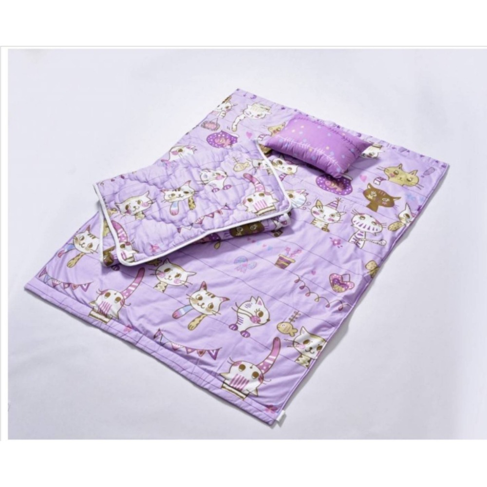 👍凱美棉業｜MIT台灣製 純棉三合一兒童睡墊組 4款花色 親膚透氣不過敏-細節圖5