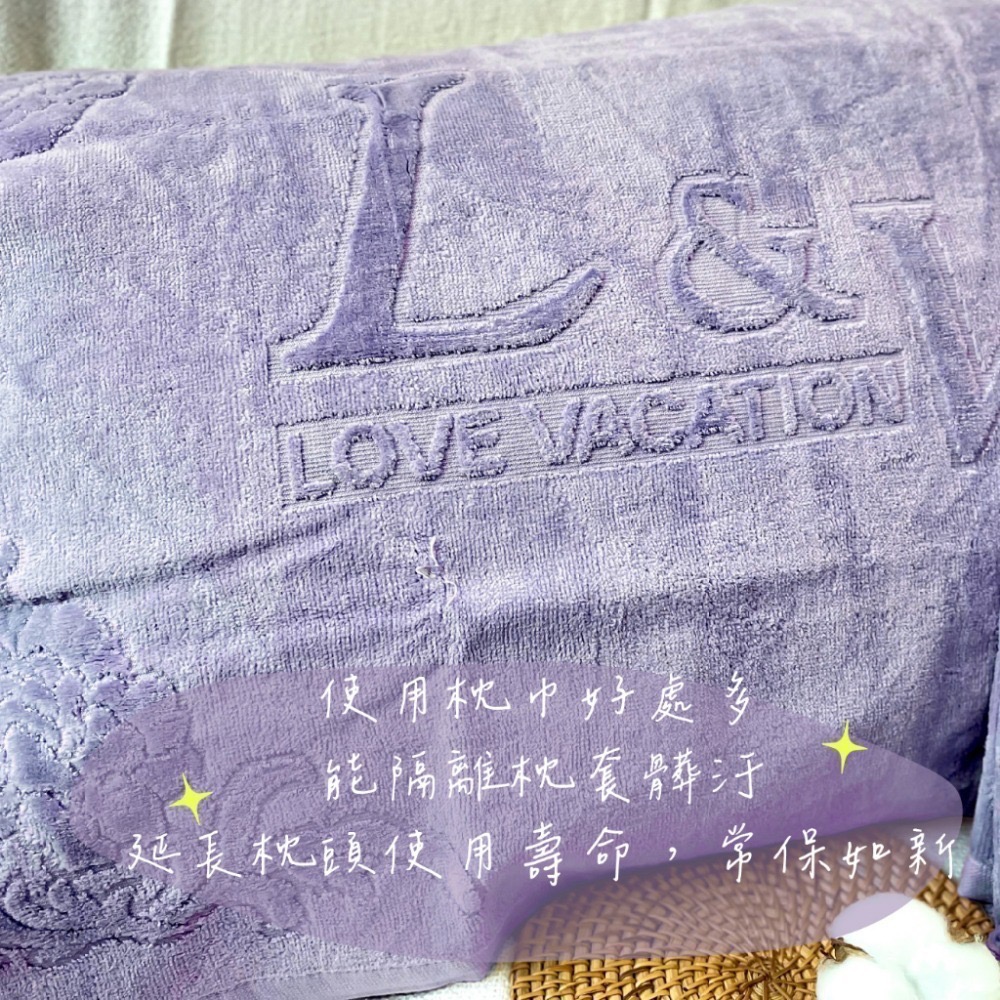 👍凱美棉業｜MIT台灣製 純棉厚實精緻壓花枕巾 一對2入組 多款色系-細節圖4