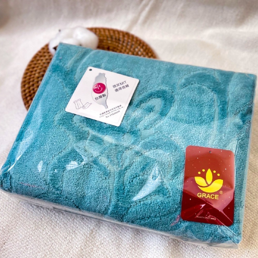 👍凱美棉業｜MIT台灣製 純棉厚實精緻壓花枕巾 一對2入組 多款色系-細節圖5