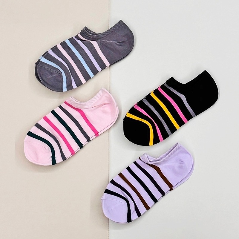 👍凱美棉襪業｜MIT台灣製 純棉條紋直角襪 22-26cm-細節圖7