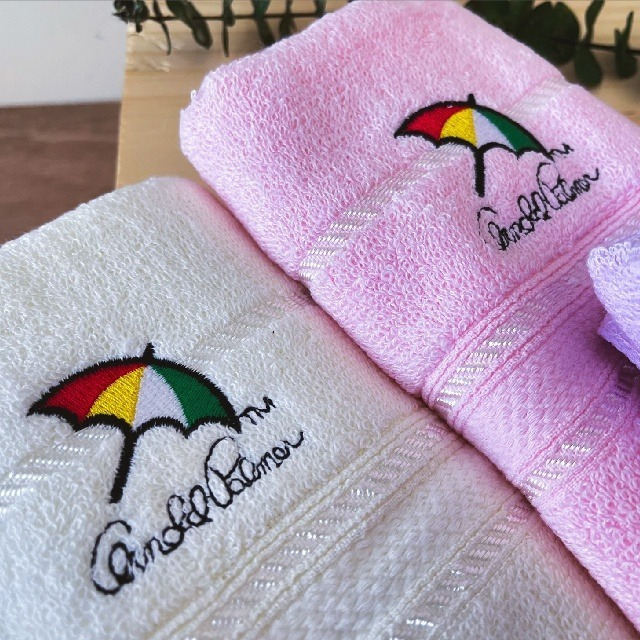 👍凱美棉義｜MIT台灣製 28兩厚實雨傘牌 刺繡小LOGO大人巾/毛巾 粉嫩4色款-細節圖7