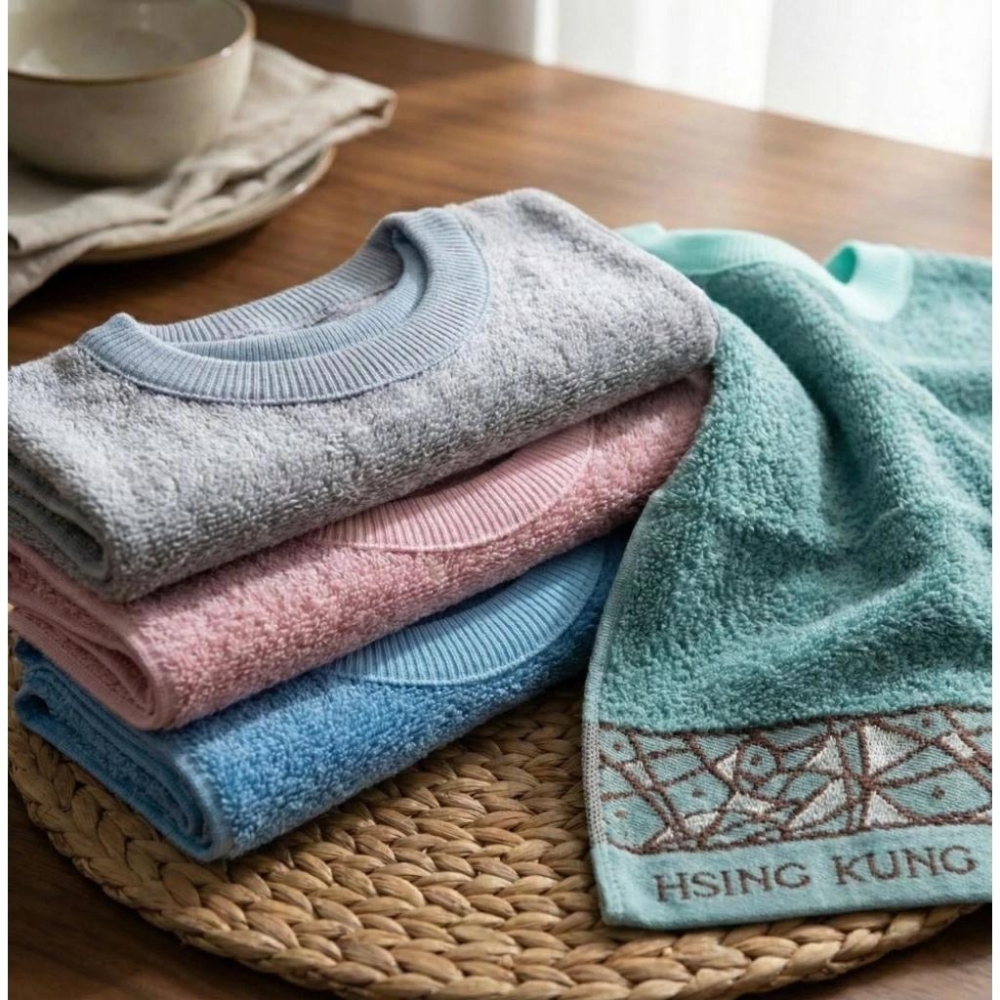 👍凱美棉業｜MIT台灣製造 純棉透氣成人圍兜/口水巾 印花款-細節圖3