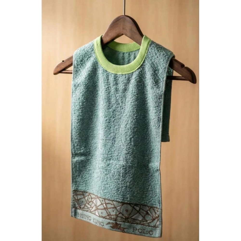 👍凱美棉業｜MIT台灣製造 純棉透氣成人圍兜/口水巾 印花款-細節圖6