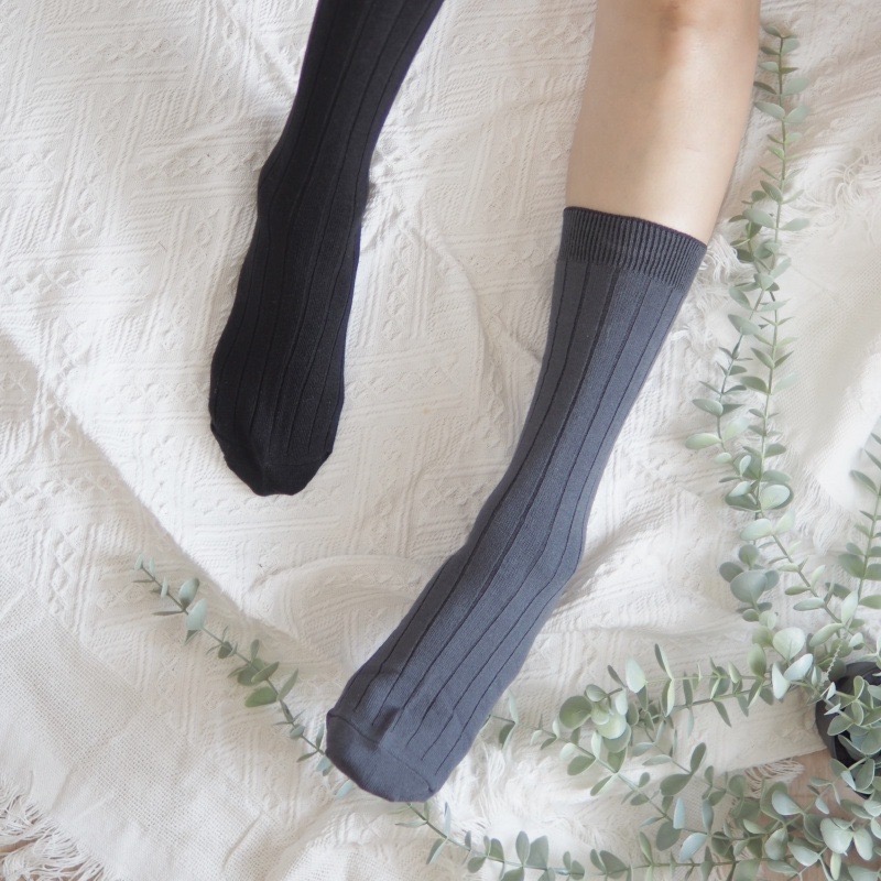 👍凱美棉襪業｜MIT台灣製 素色純棉中筒襪 加大款 男襪-細節圖7