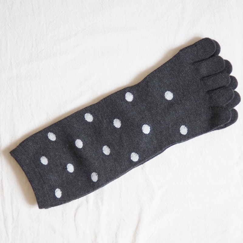 👍凱美棉襪｜MIT台灣製 精梳棉一體成型1/2腳跟五指襪 立體編織 凱美棉業-細節圖7