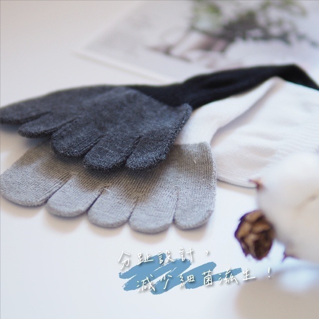 👍凱美棉業｜MIT台灣製 平面式低筒竹炭五趾襪-細節圖3