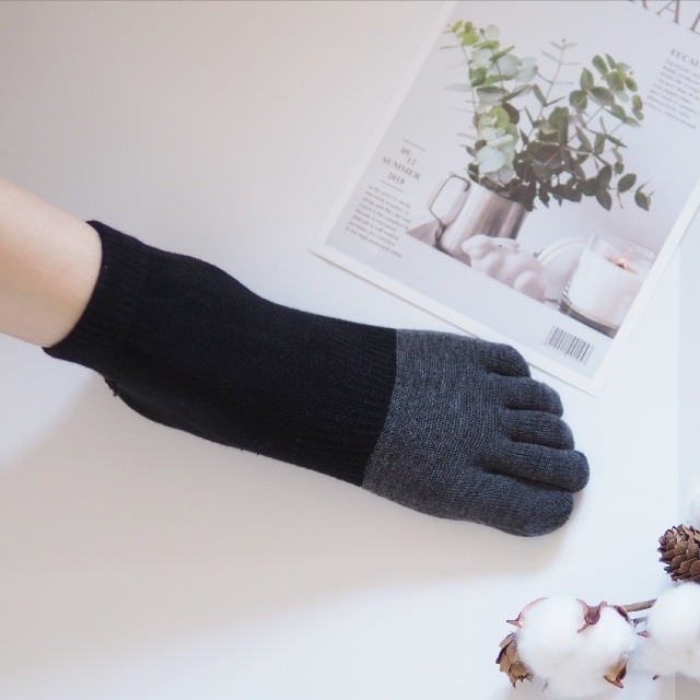 👍凱美棉業｜MIT台灣製 平面式低筒竹炭五趾襪-細節圖4