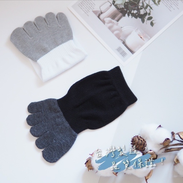 👍凱美棉業｜MIT台灣製 平面式低筒竹炭五趾襪-細節圖5