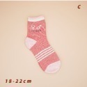 👍凱美棉業｜MIT台灣製 純棉舒適造型大童襪 粉系愛心款 18-22cm-規格圖9